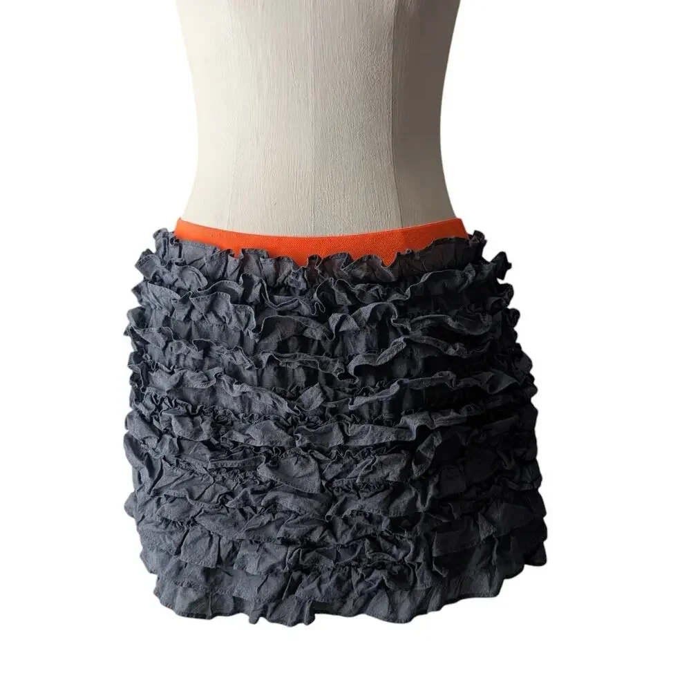 J.Crew vintage ruffle mini skirt